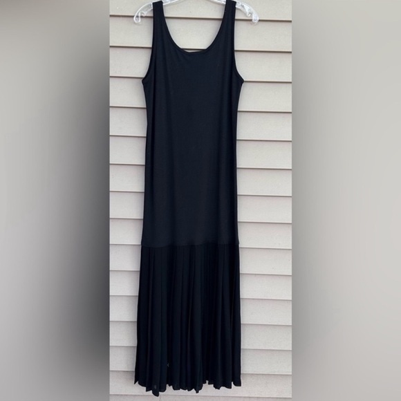 Ruffled layering slip western black tank size medium - Picture 2 of 3